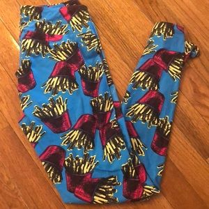 Lularoe French fry leggings